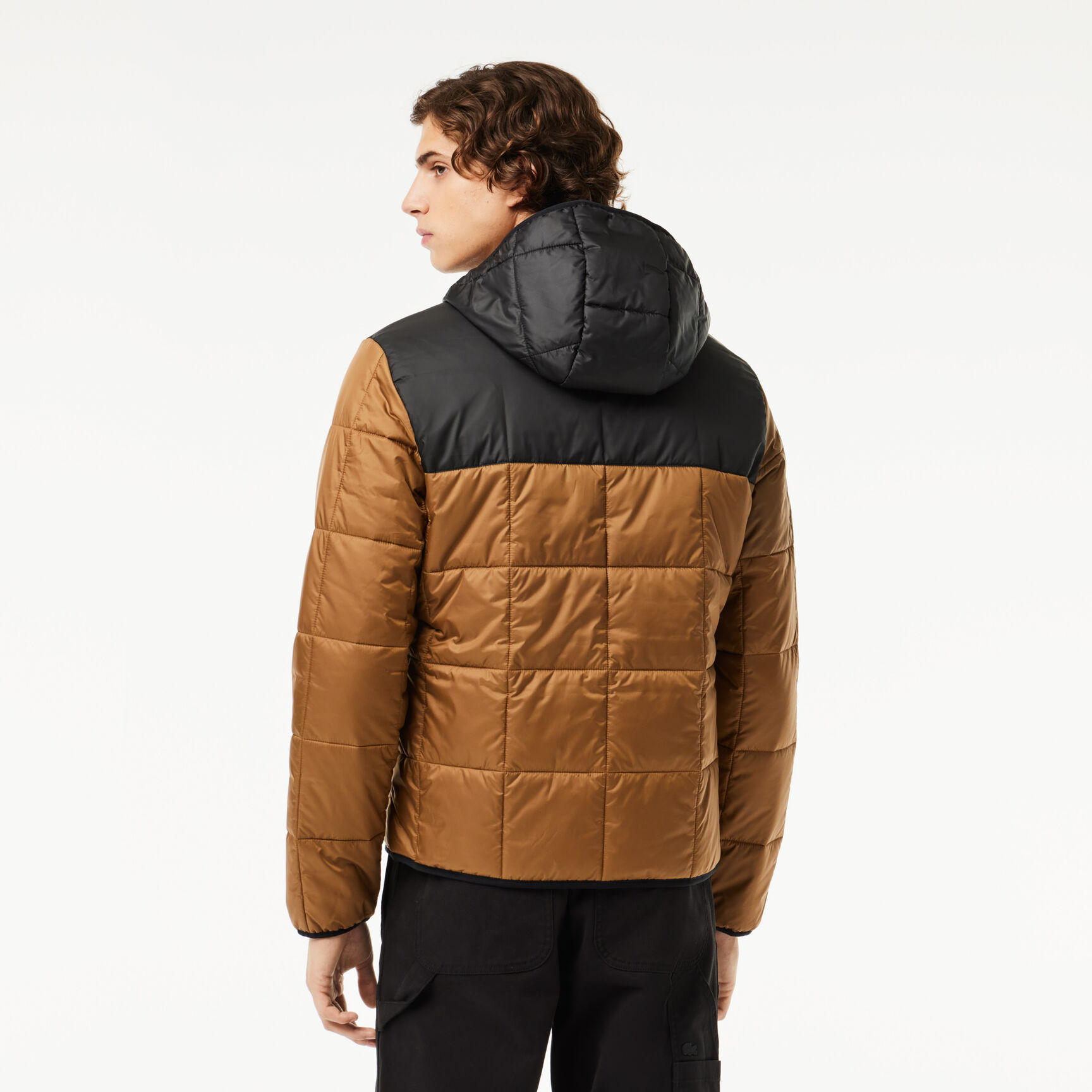 جاكيت قصير مقاوم للماء بغطاء رأس قابل للإزالة Showerproof Padded Hood Puffer Jacket - BH1666-00-QIN