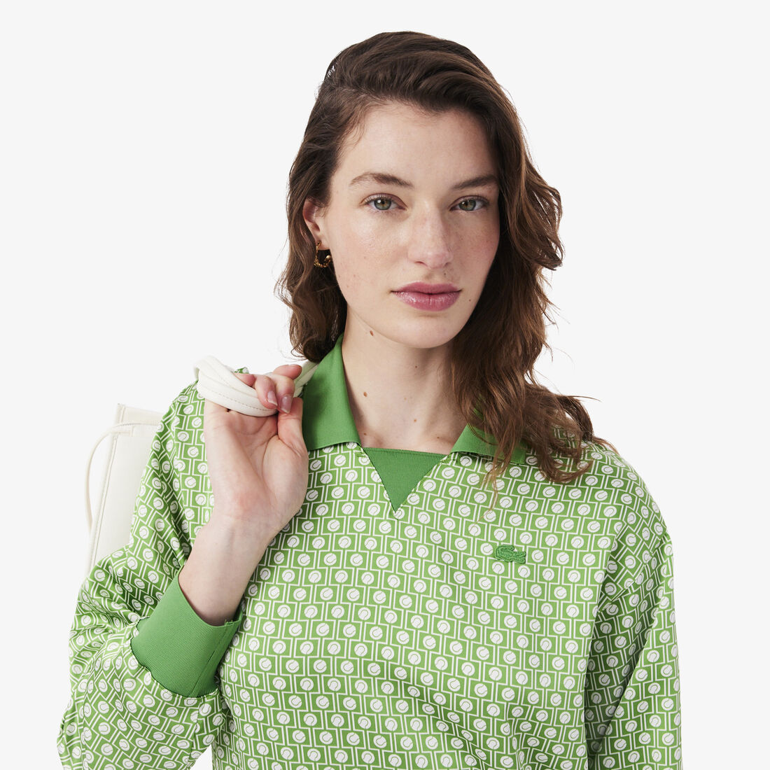 Pleated Satin Polo Dress Pleated Satin Polo Dress - EF9789-00-4SI