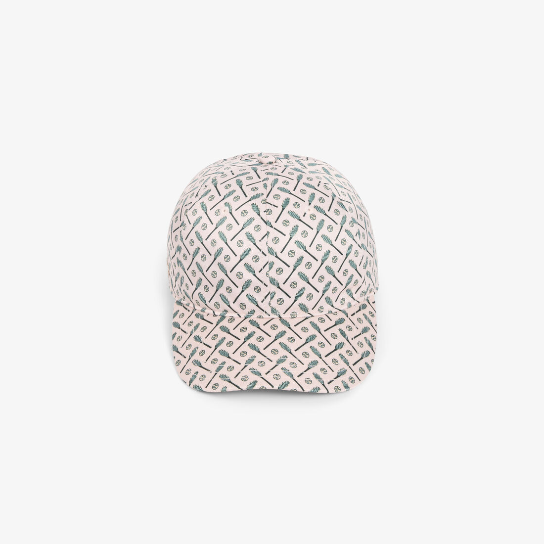 lacoste tie accent satin cap
