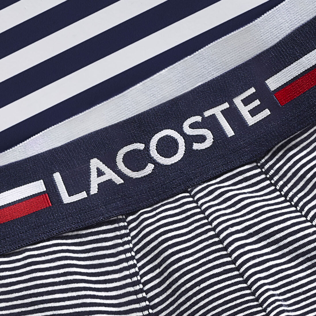 طقم بوكسر بحزام خصر بثلاثة ألوان وشعار الماركة، 3 قطع Pack Of 3 Iconic Trunks With Three-Tone Waistband - 5H3413-00-525