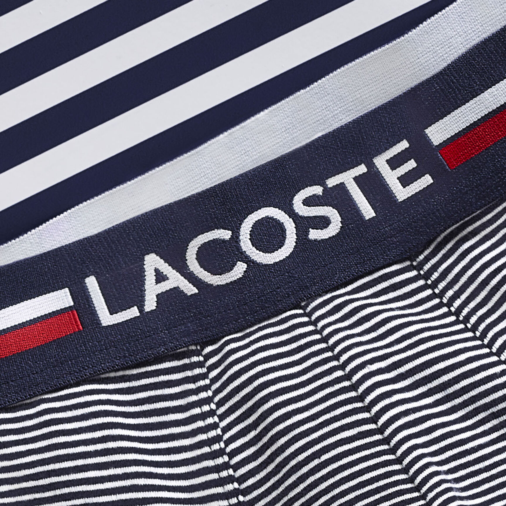 طقم بوكسر بحزام خصر بثلاثة ألوان وشعار الماركة، 3 قطع Pack Of 3 Iconic Trunks With Three-Tone Waistband - 5H3413-00-525