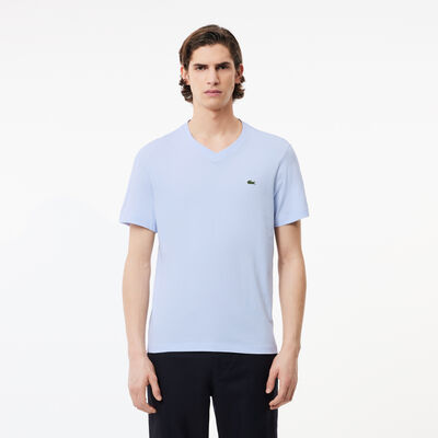 Men's V-neck Cotton T-shirt