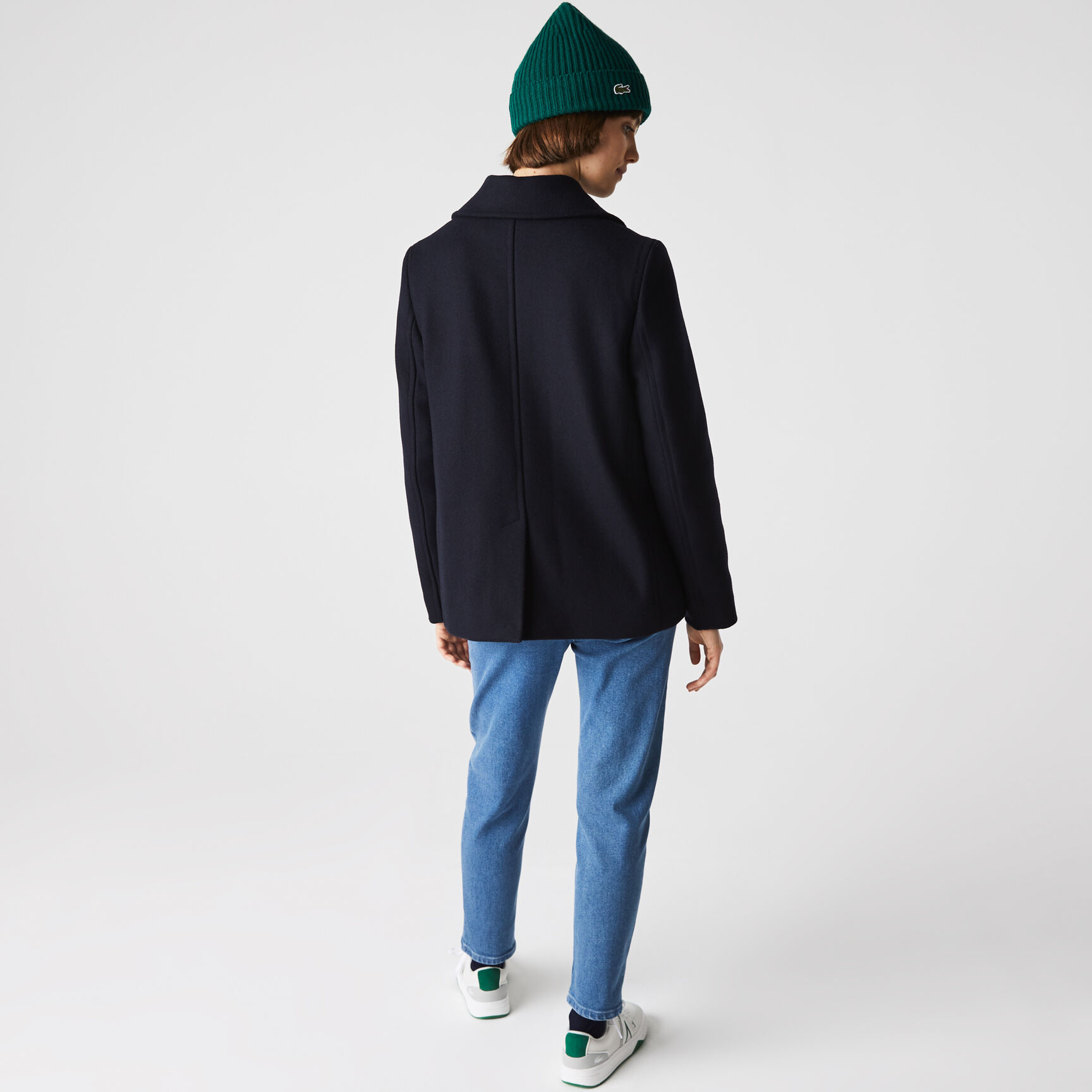 Women’s Double-Breasted Wool Blend Pea Coat Women’s Double-Breasted Wool Blend Pea Coat