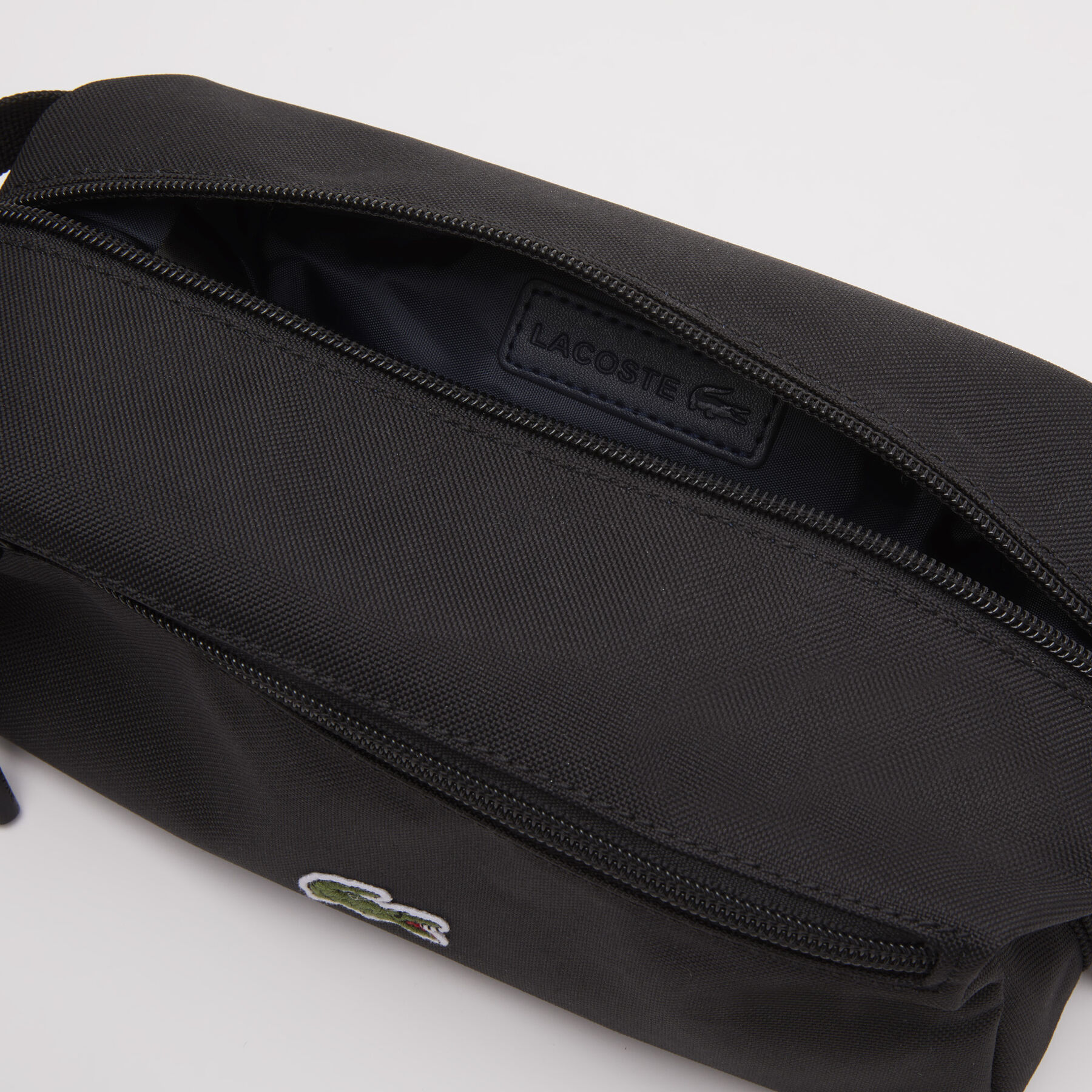 lacoste unisex zippered toiletry bag