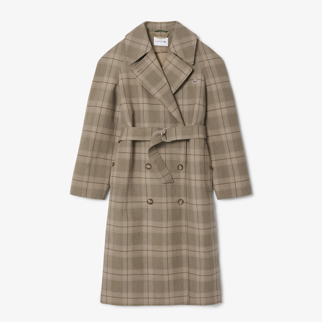 Water-Repellent Plaid Wrap Coat Water-Repellent Plaid Wrap Coat - BF5330-00-AIM