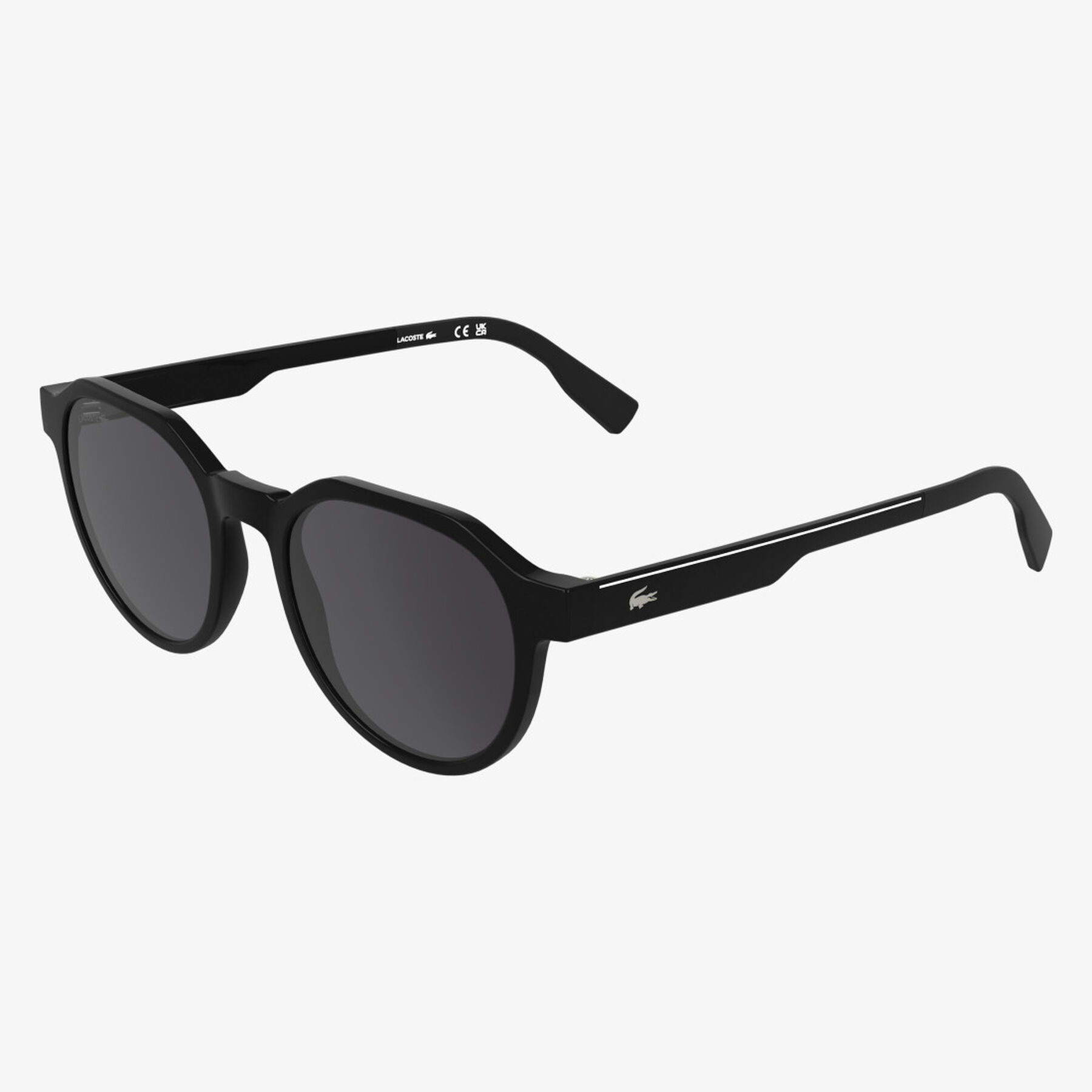 Stripes & Piping Round Glasses lacoste stripes piping round glasses