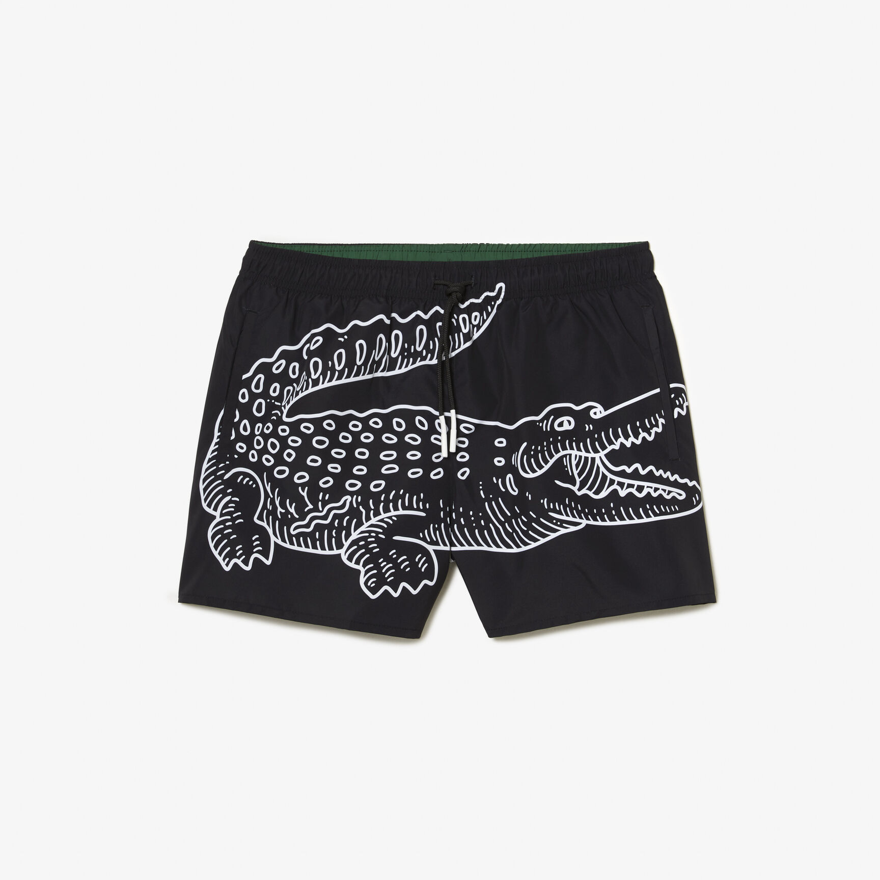 Men’s Lacoste Crocodile Print Swim Trunks Men’s Lacoste Crocodile Print Swim Trunks