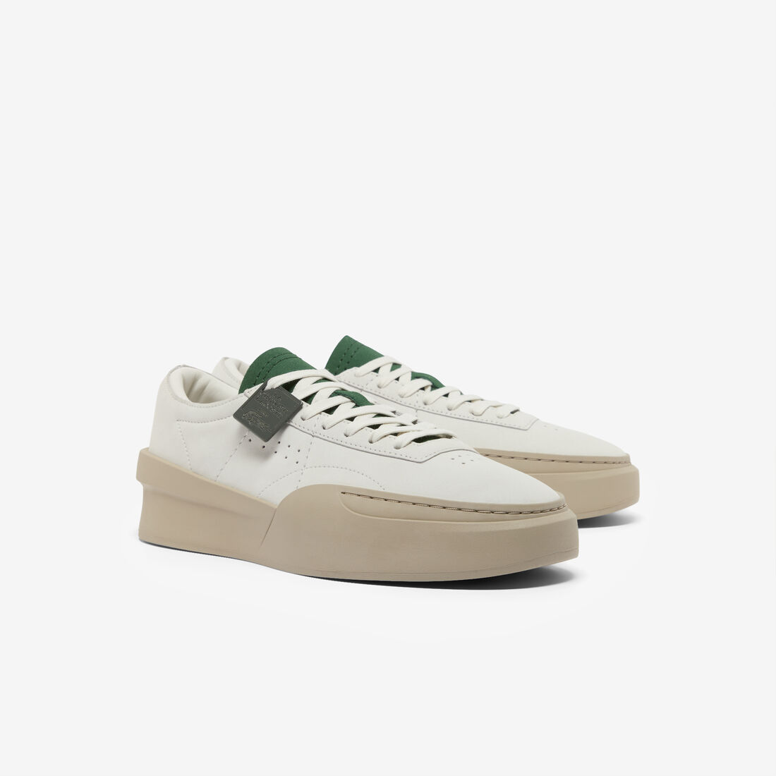 حذاء رياضي اورا كلاب رجالي من الجلد Men's Aura Club Leather Sneakers - 50SMA0142-1Y5