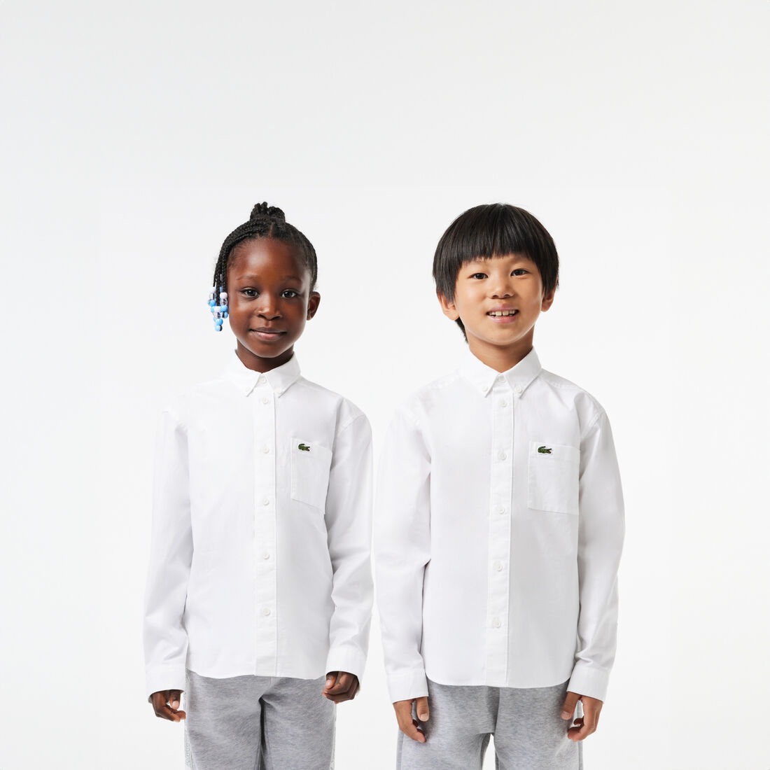 Kids' Lacoste Contrast Pocket Shirt - CJ5296-00-001