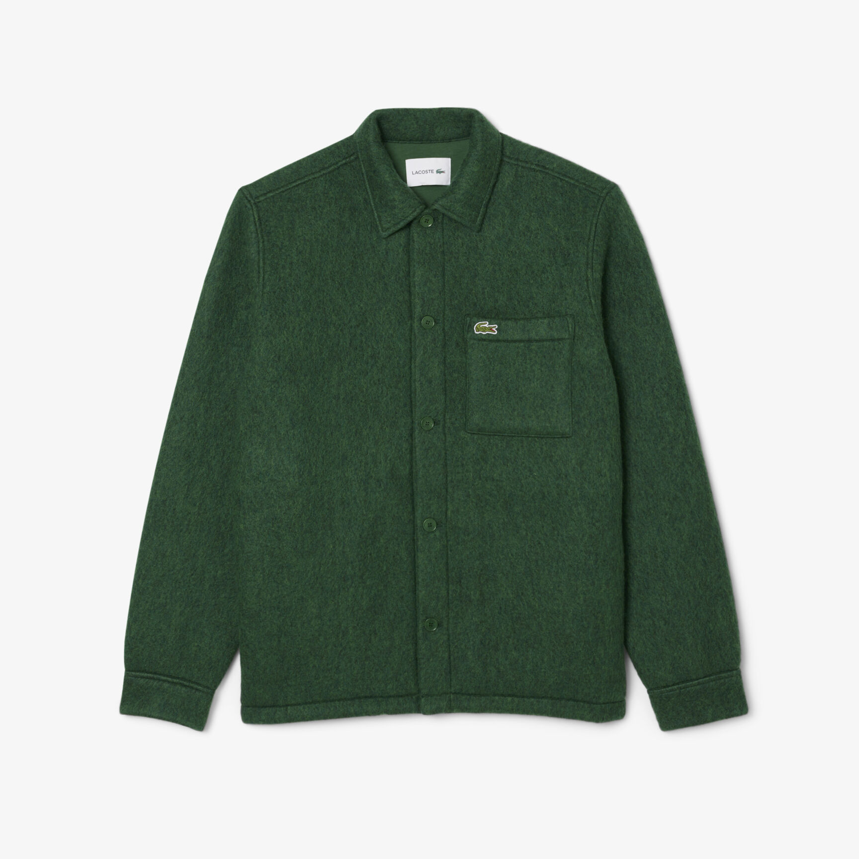 Wool Blend Felt Overshirt - CH8997-00-132