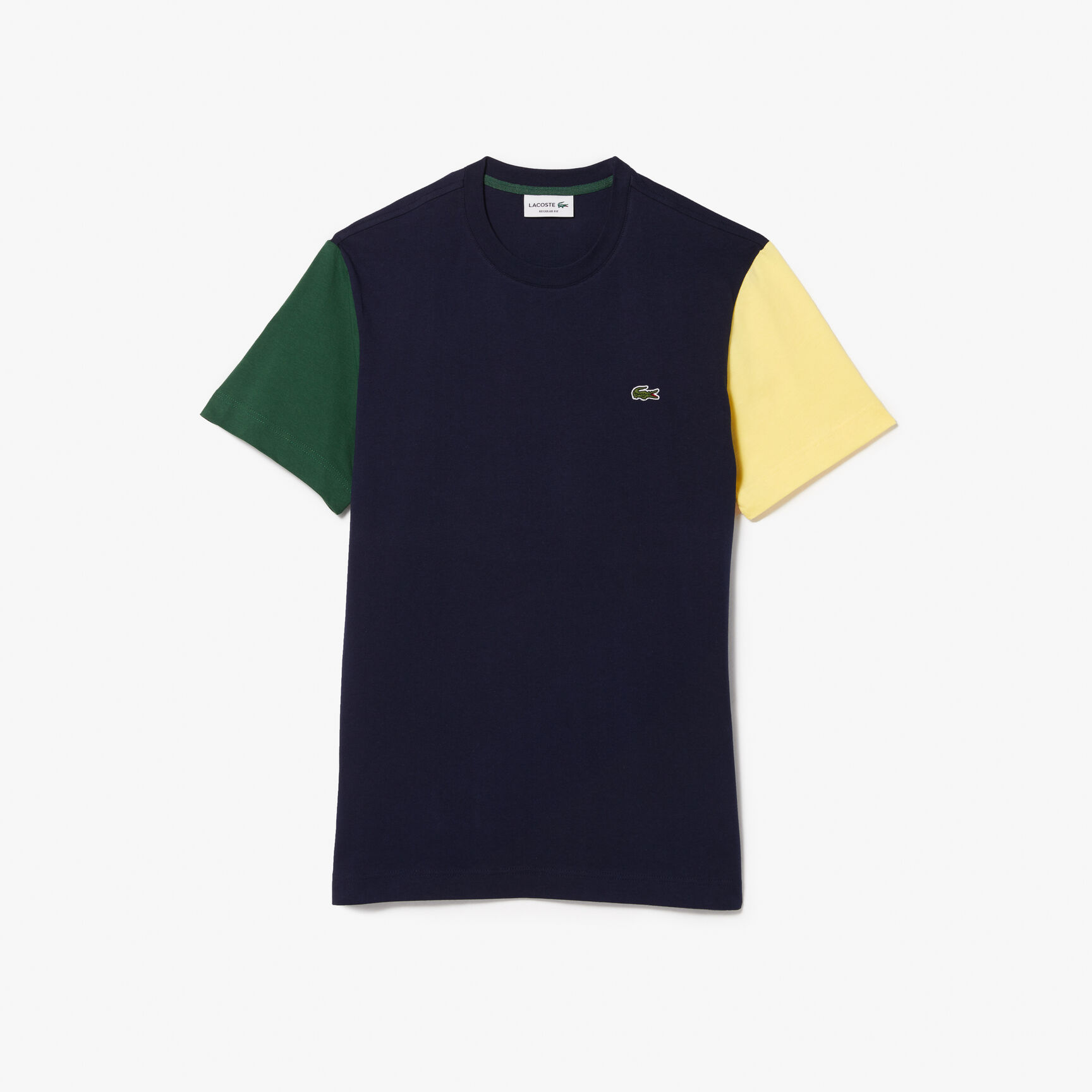 Men's Lacoste Regular Fit Color-block Cotton Jersey T-Shirt