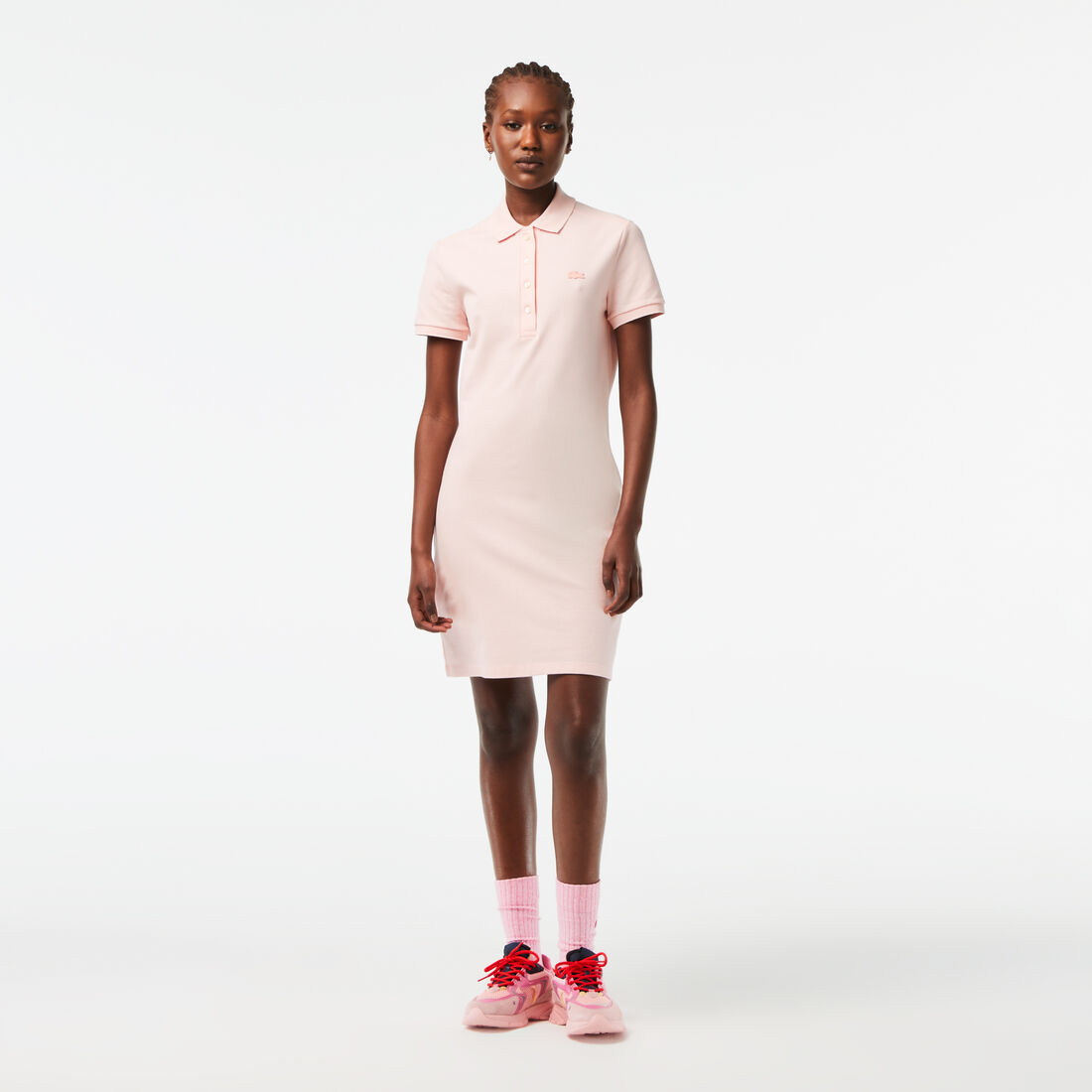 Women's Stretch Cotton Pique Polo Dress - EF5473-00-ADY