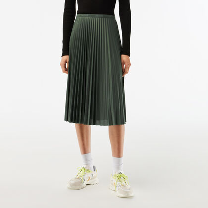 تنورة نسائية بطيات بخصر مطاطي