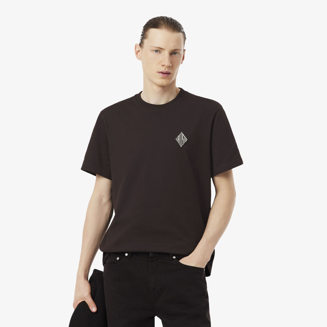 Classic Fit Heavy Badge Accent T-shirt - TH0028-00-3LA