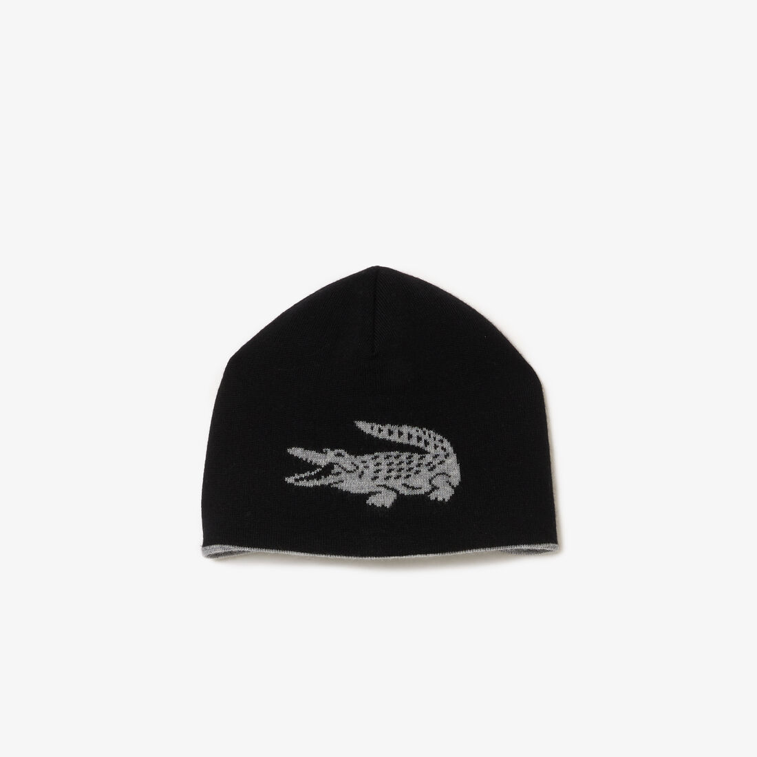 Unisex Lacoste Contrast Crocodile Reversible Beanie Unisex Lacoste Contrast Crocodile Reversible Beanie - RB0059-00-X8I