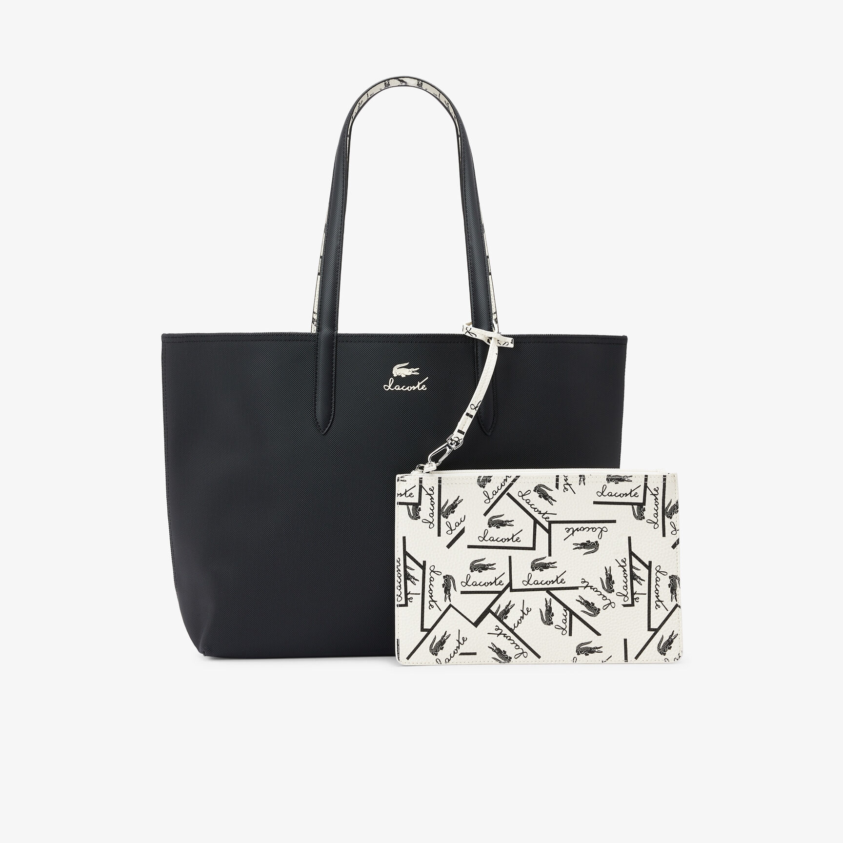 حقيبة آنا ذات الوجهين بشعار الماركة Reversible Anna Tote with Signature - NF4742AS-N91