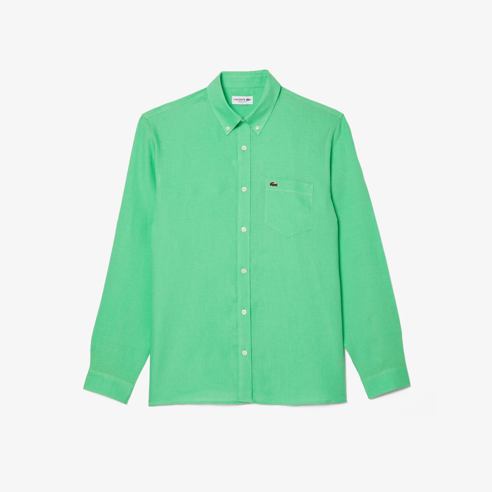 قميص كتان بقصّة عادية Men's Lacoste Linen Shirt - CH5692-00-UYX