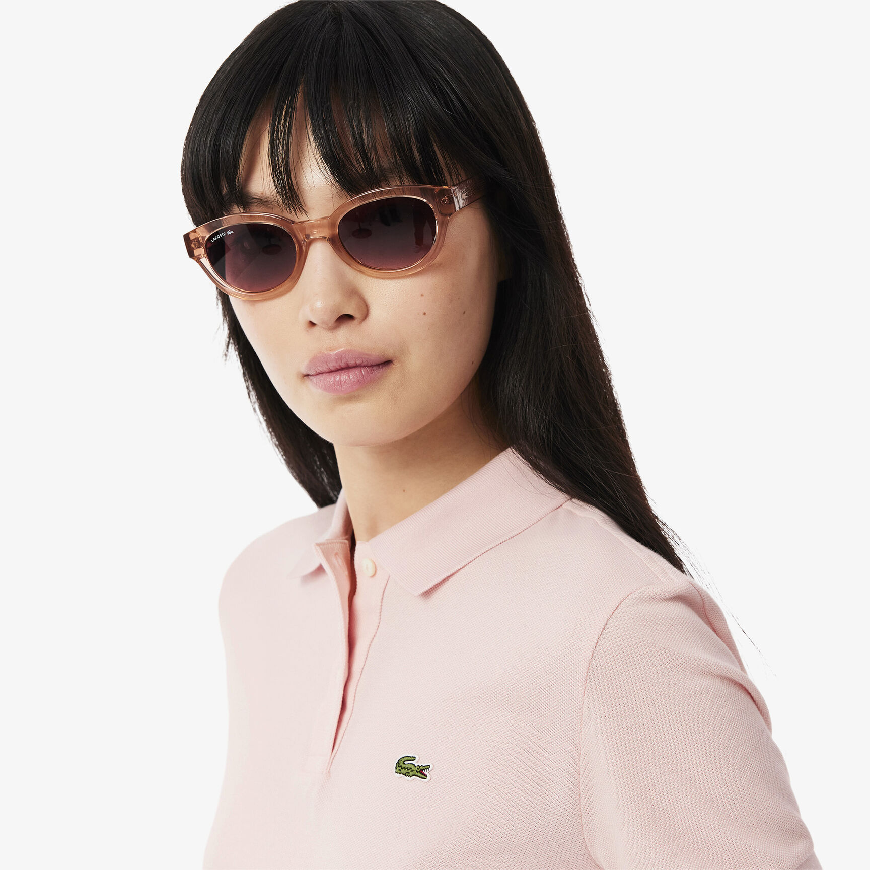 تيشيرت بولو لاكوست بيتي بيكيه قطن ناعم بقصة كلاسيكية للنساء Women's Lacoste Regular Fit Soft Cotton Petit Pique Polo Shirt - PF7839-00-ADY