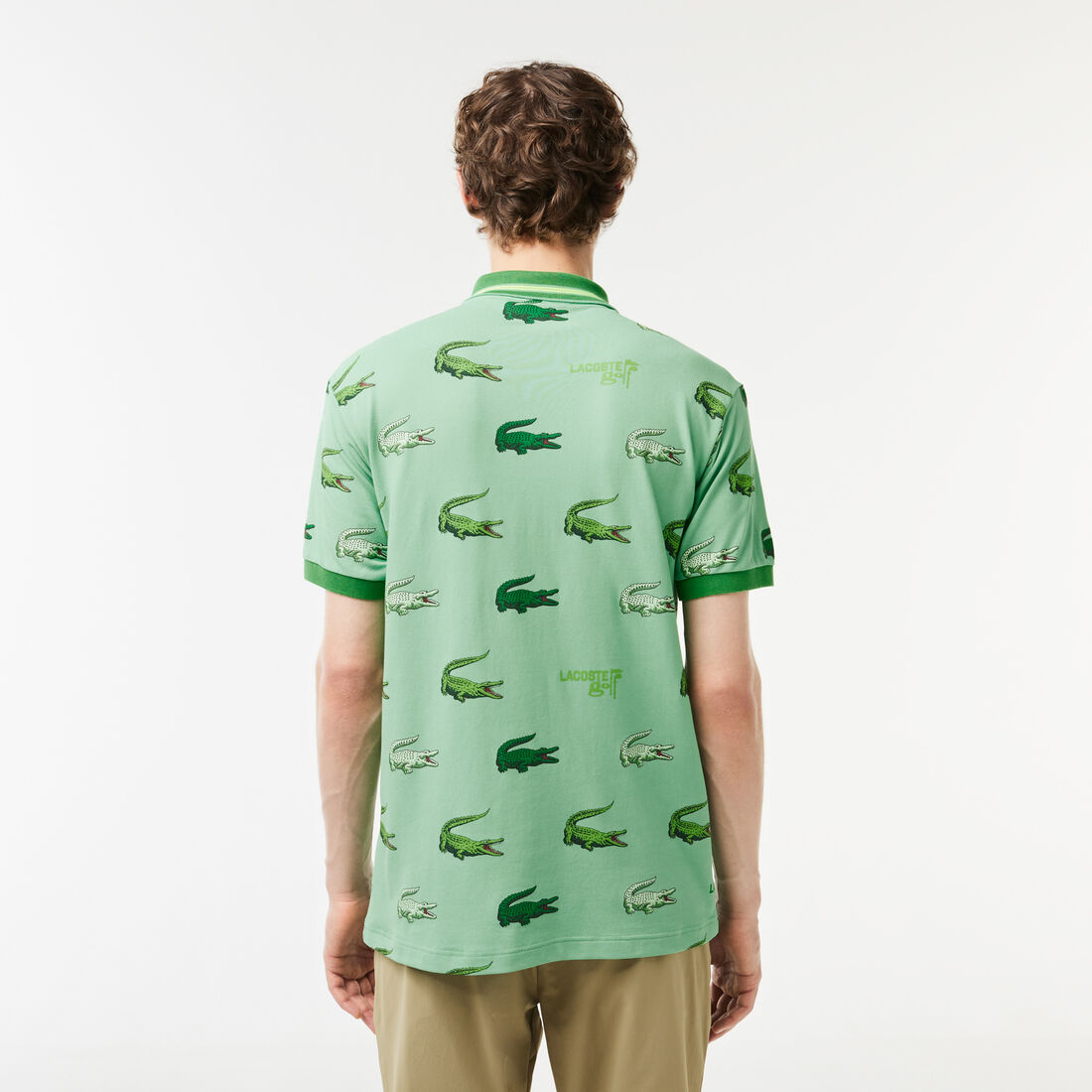 Men's Lacoste Golf Crocodile Print Polo Shirt Men’s Lacoste Golf Crocodile Print Polo Shirt - DH5181-00-BT2