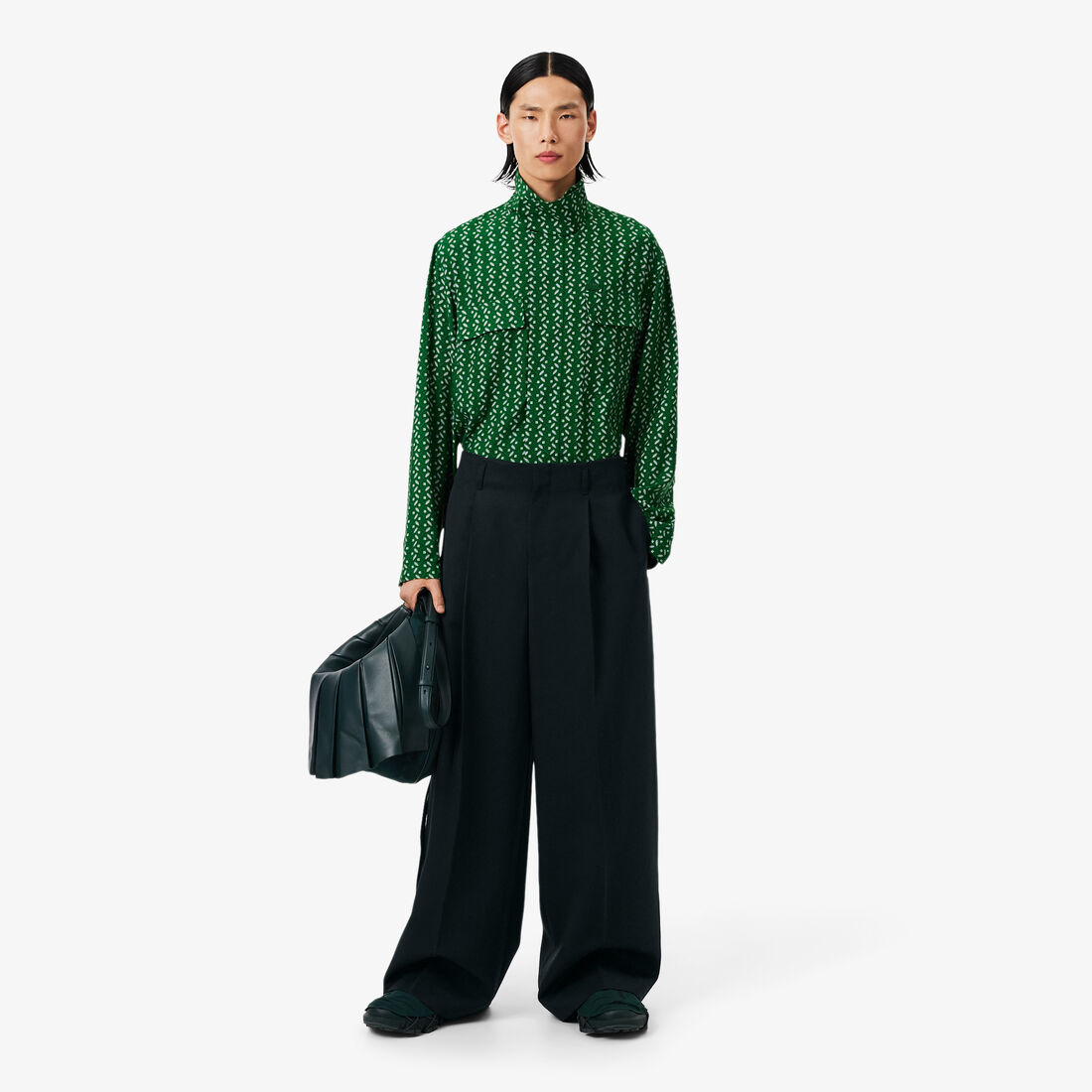 Runway Wide Fit Tailored Wool Pants Runway Wide Fit Tailored Wool Pants - HH3751-00-GJP