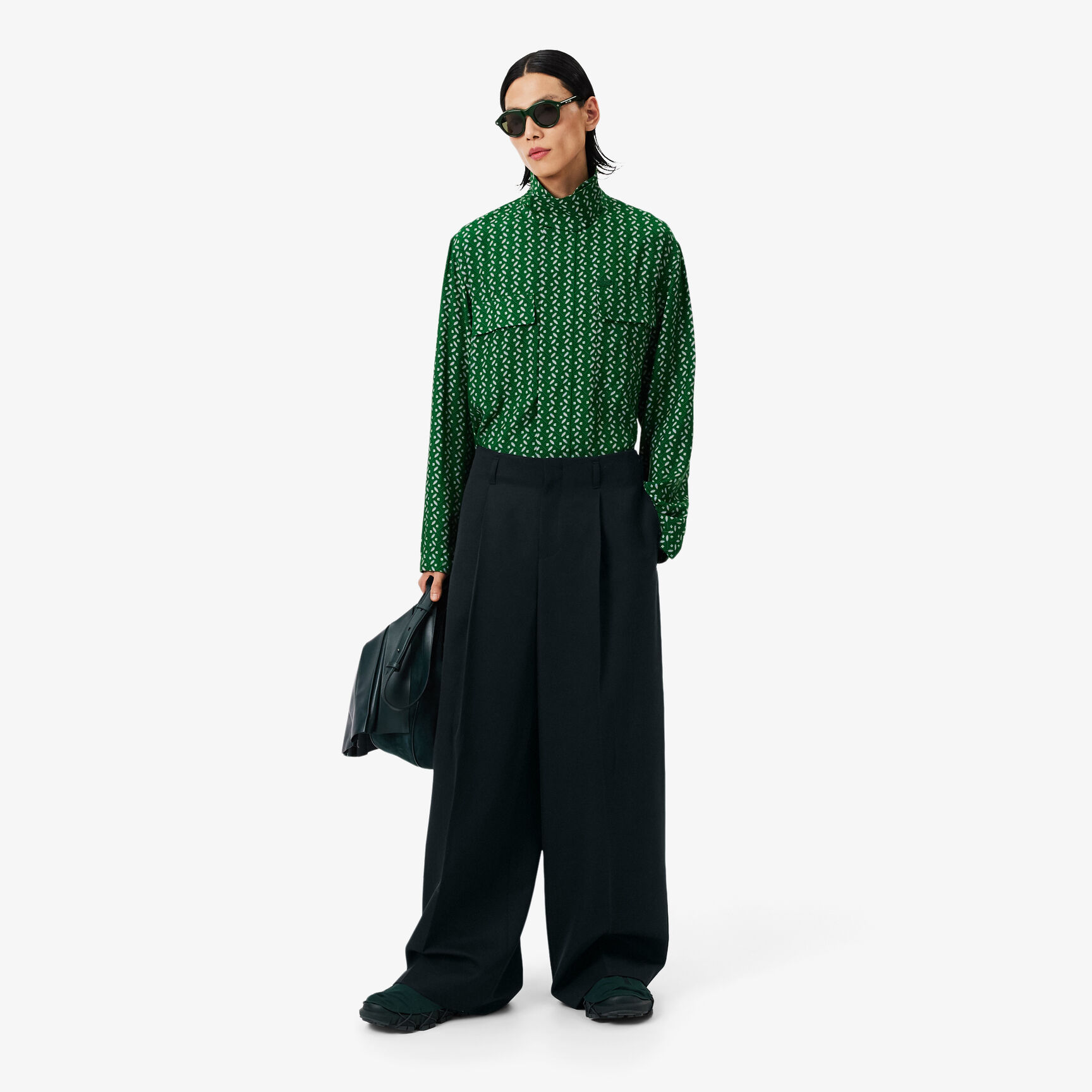 Runway Wide Fit Tailored Wool Pants - HH3751-00-GJP
