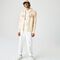 lacoste men s heritage striped band and badge zip sweatshirt