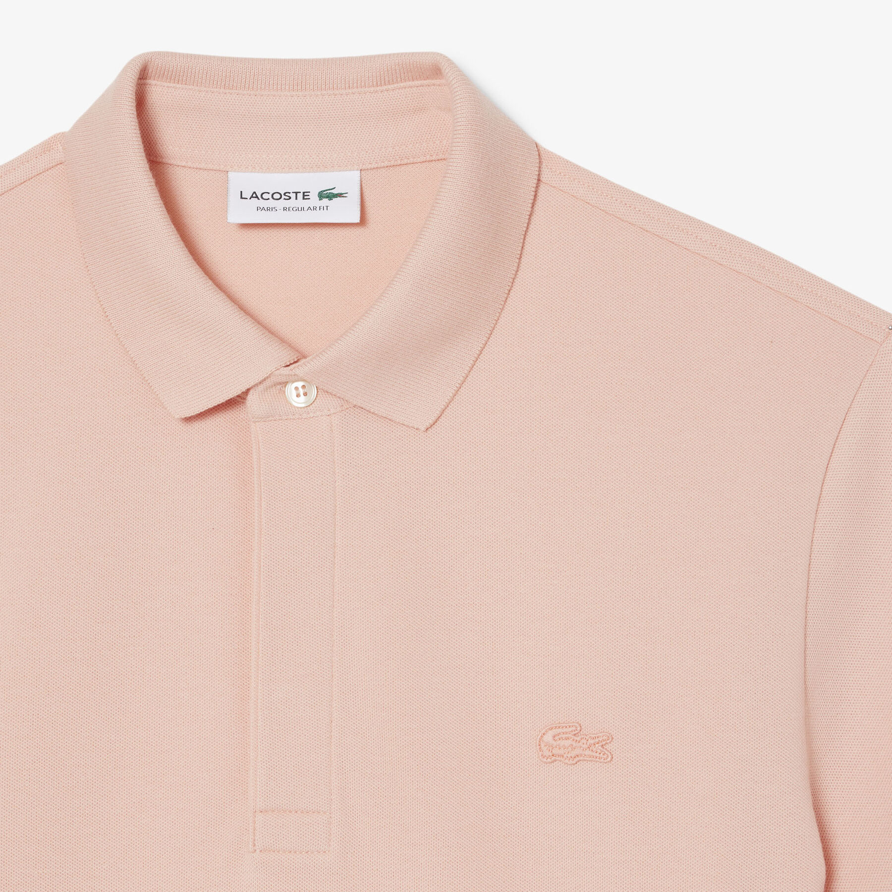 lacoste regular fit paris stretch pique polo shirt