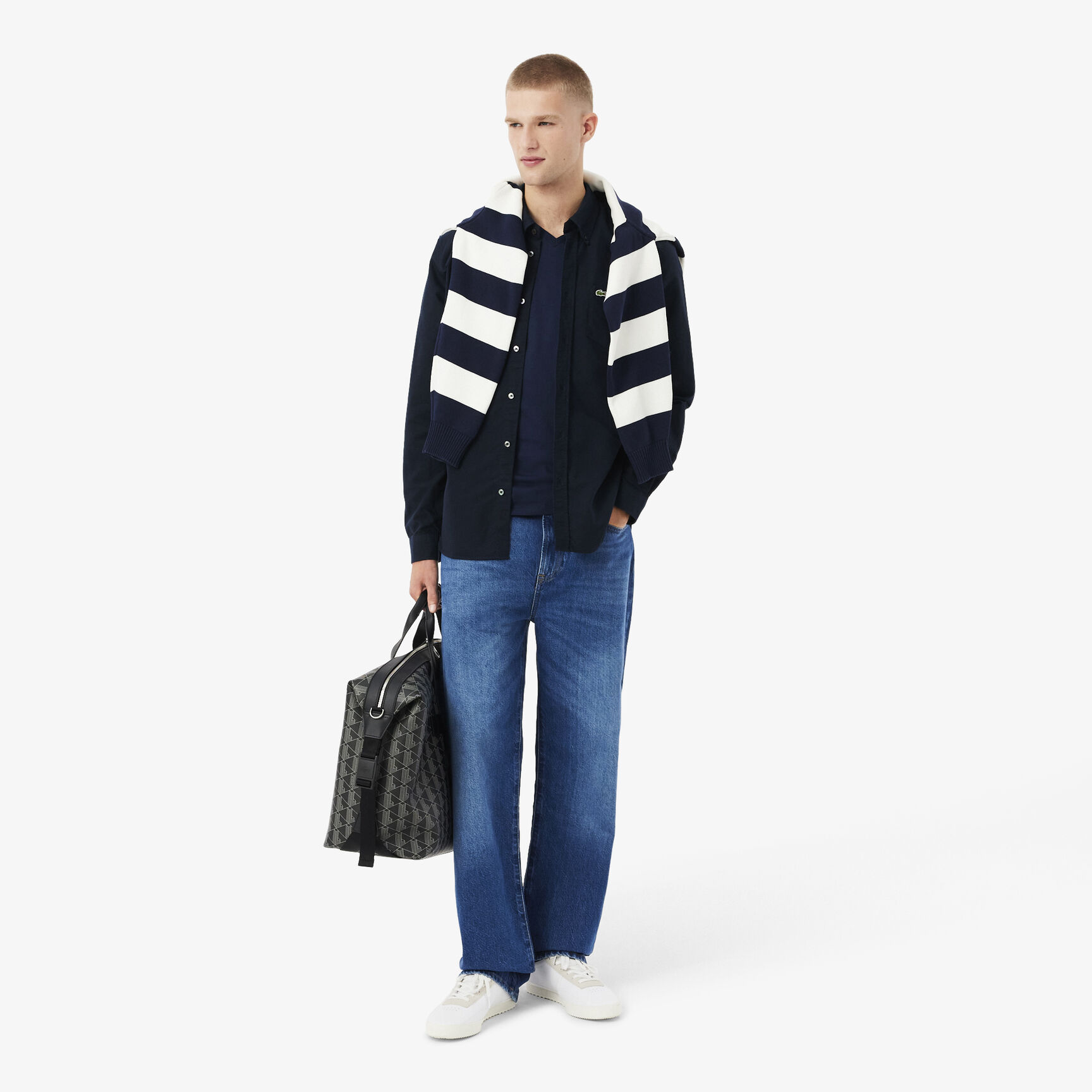 Lightweight Cotton Pima V Neck T-shirt - TH6710-00-166