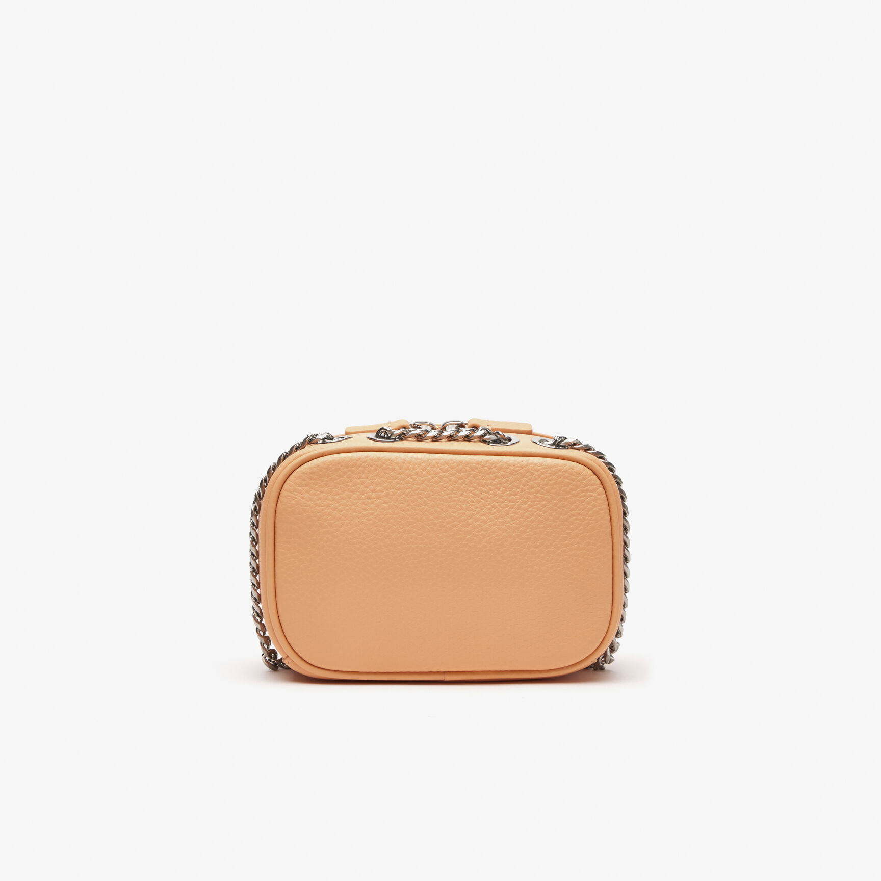 حقيبة كتف لاكوست جلد بارز بتصميم مربع للنساء حقيبة كتف لاكوست جلد بارز بتصميم مربع للنساء