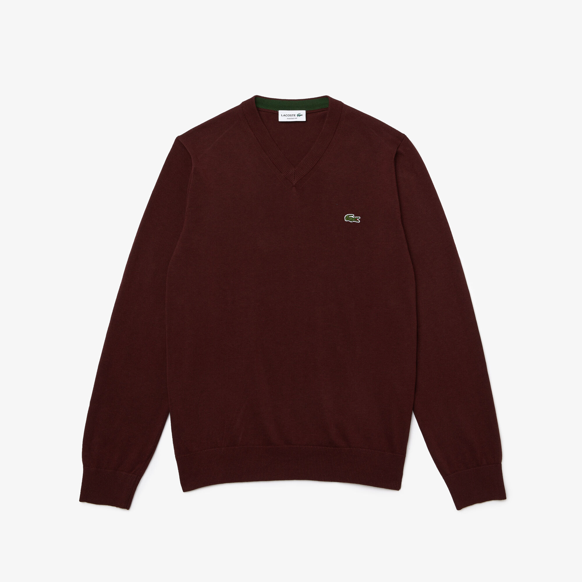 Men's V-neck Organic Cotton Sweater 