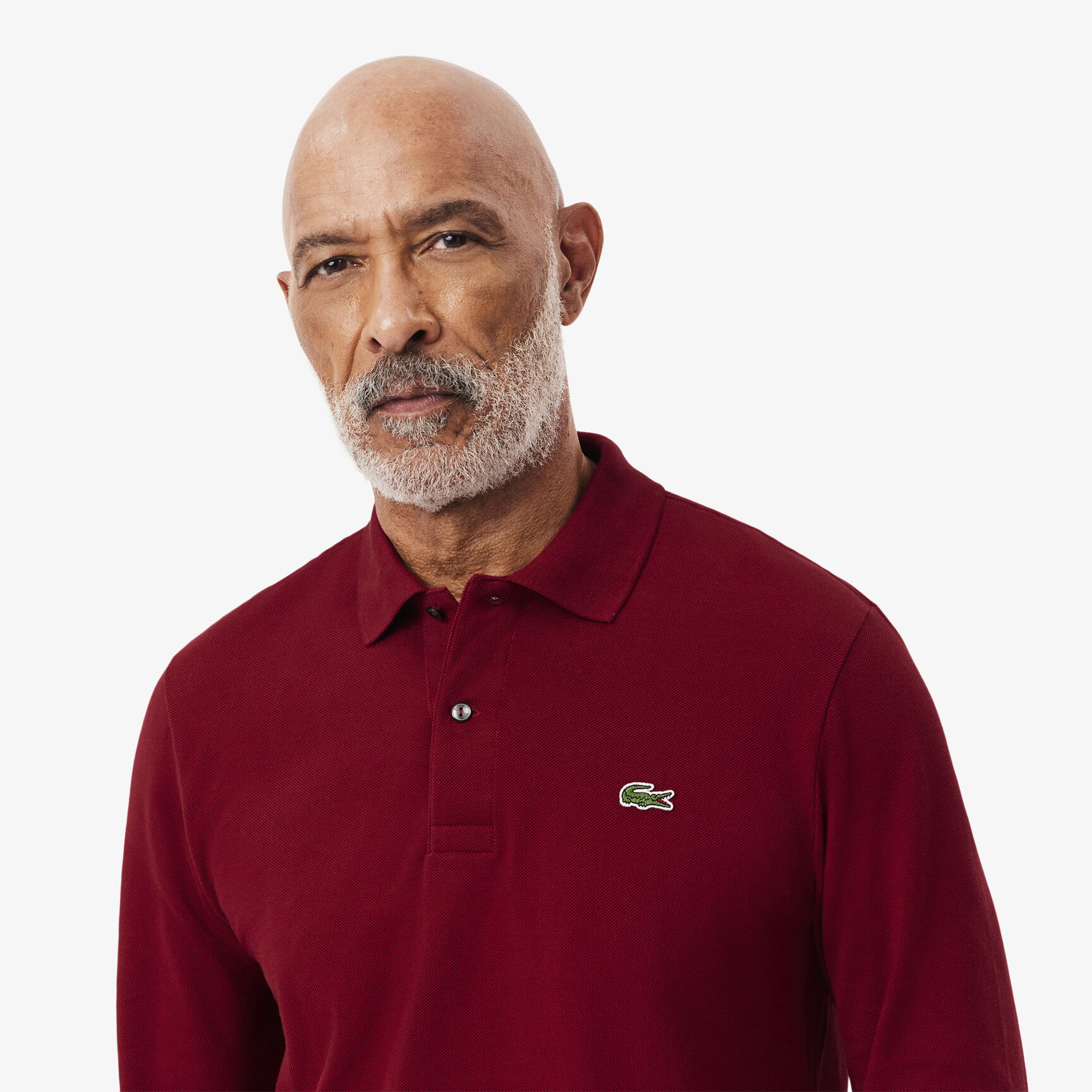 قميص بولو كلاسيكي بأكمام طويلة مقاس L.12.12 Original L.12.12 Long Sleeve Cotton Polo Shirt - L1312-00-476