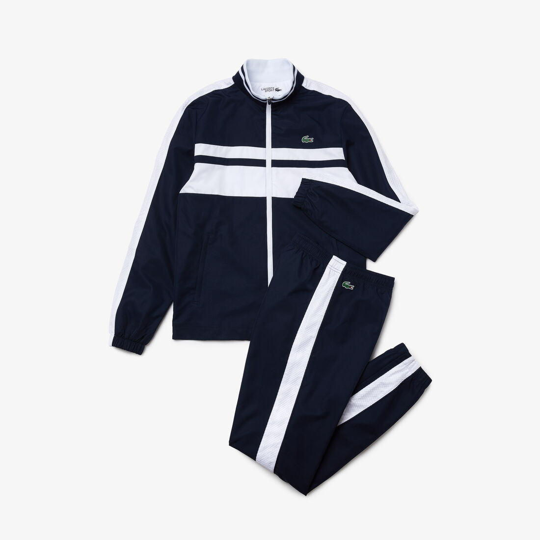 بذلة رياضية للتنس برقبة عالية مجموعة Lacoste SPORT للرجال بذلة رياضية للتنس برقبة عالية مجموعة Lacoste SPORT للرجال