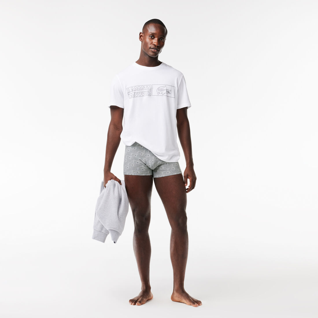 طقم بوكسر بشعار الماركة على الخصر، 3 قطع 3-pack Stretch Cotton Jersey Trunks - 5H0858-00-IZP