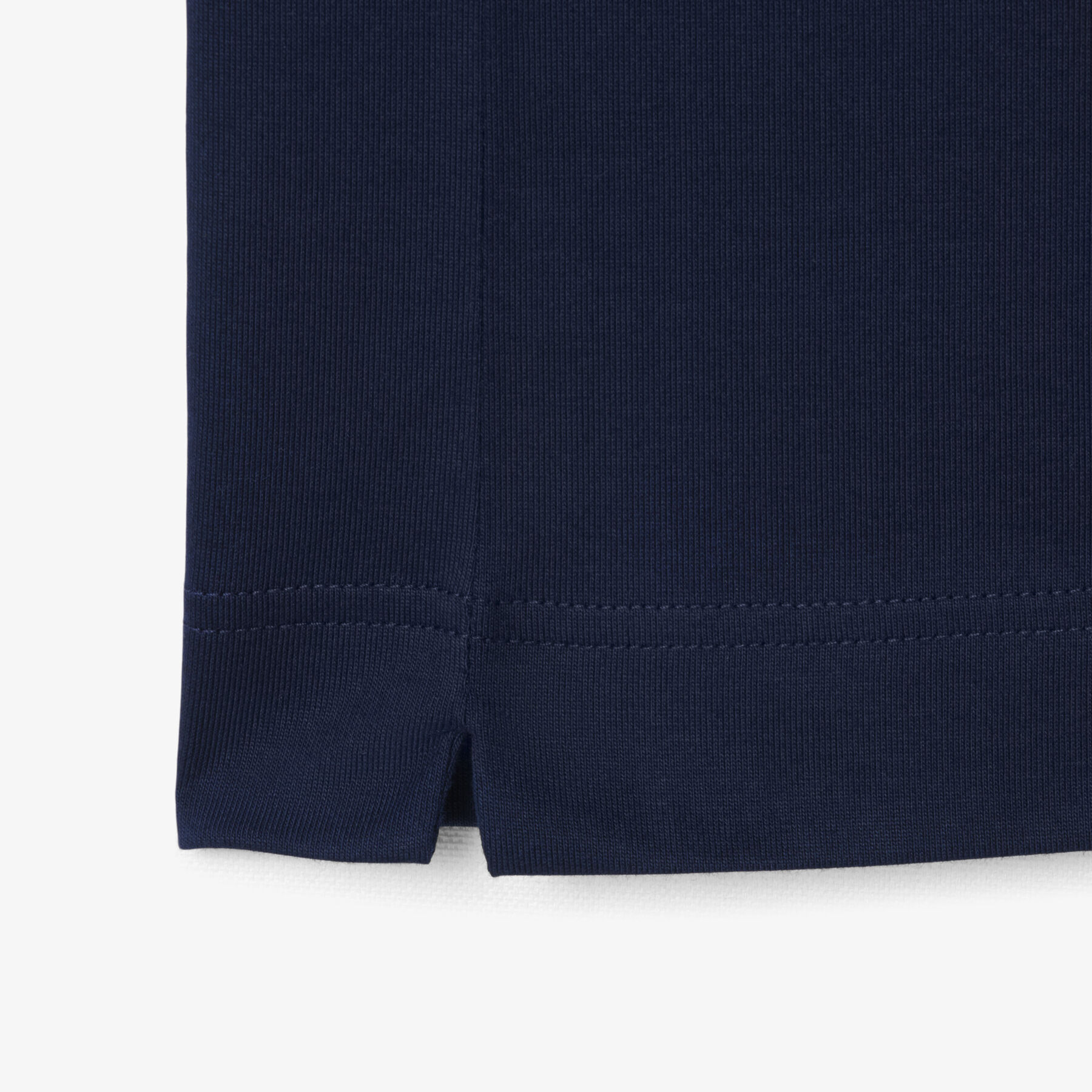 lacoste paris classic fit open neck embroidered polo shirt