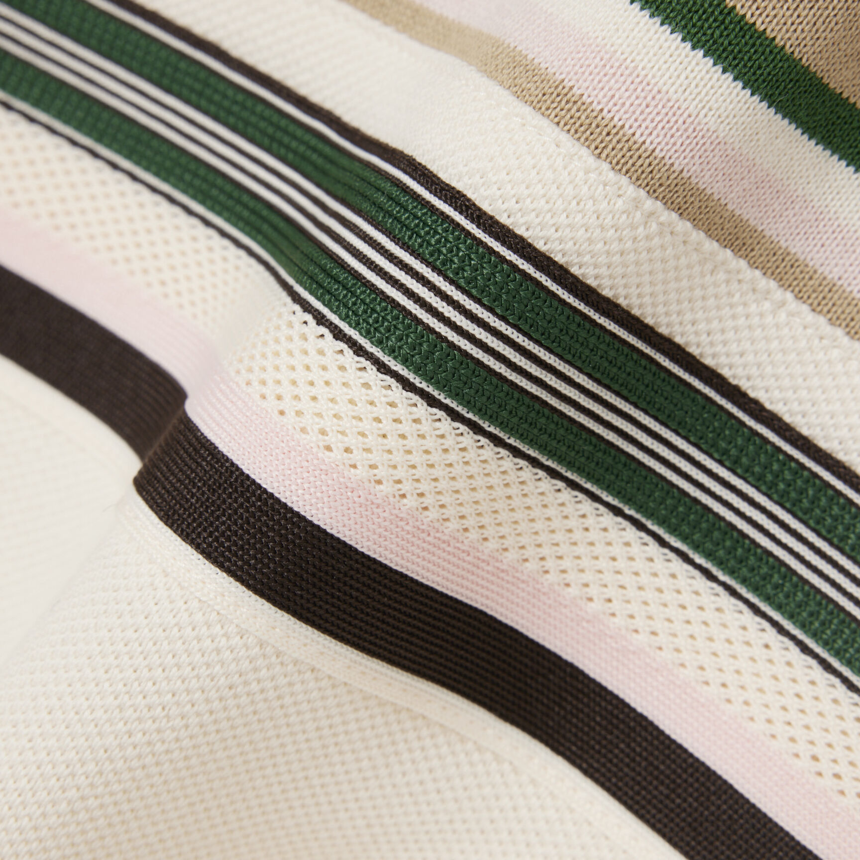 French Made Slim Fit Striped Polo Shirt - PF5291-00-PIB