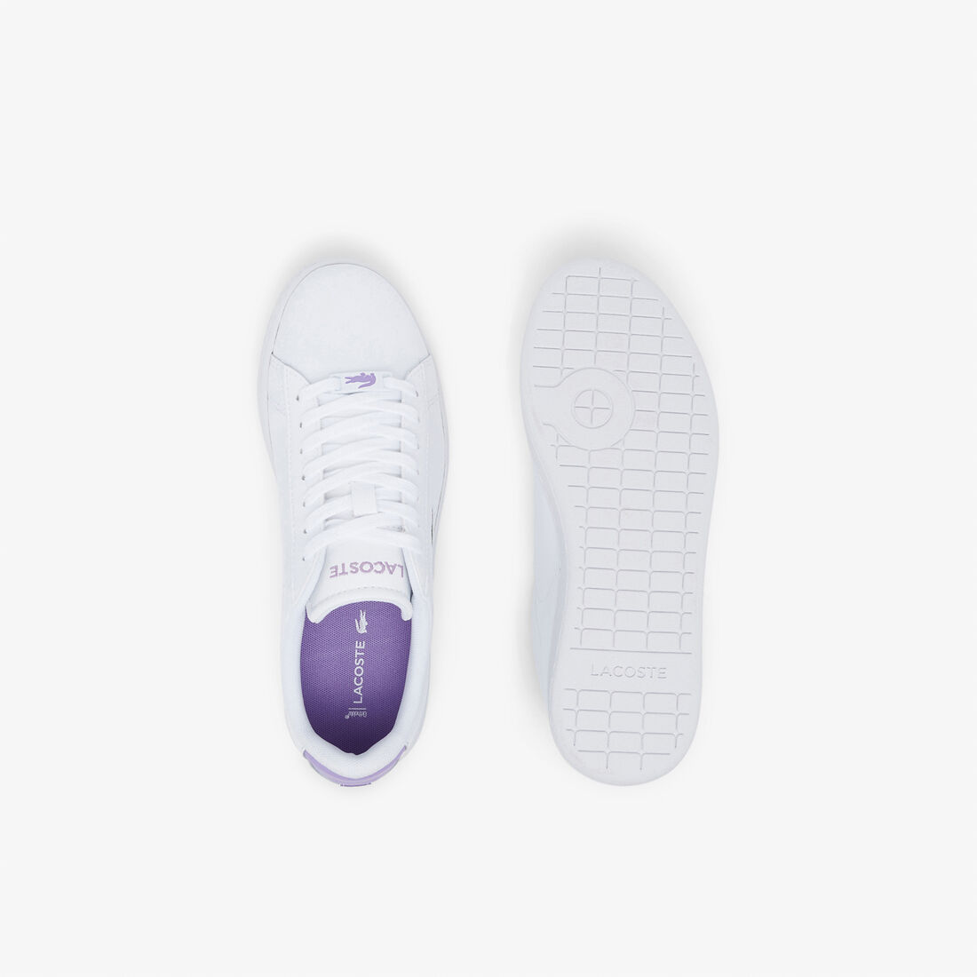 Women's Lacoste Carnaby Leather Popped Heel Sneakers Women's Lacoste Carnaby Leather Popped Heel Sneakers