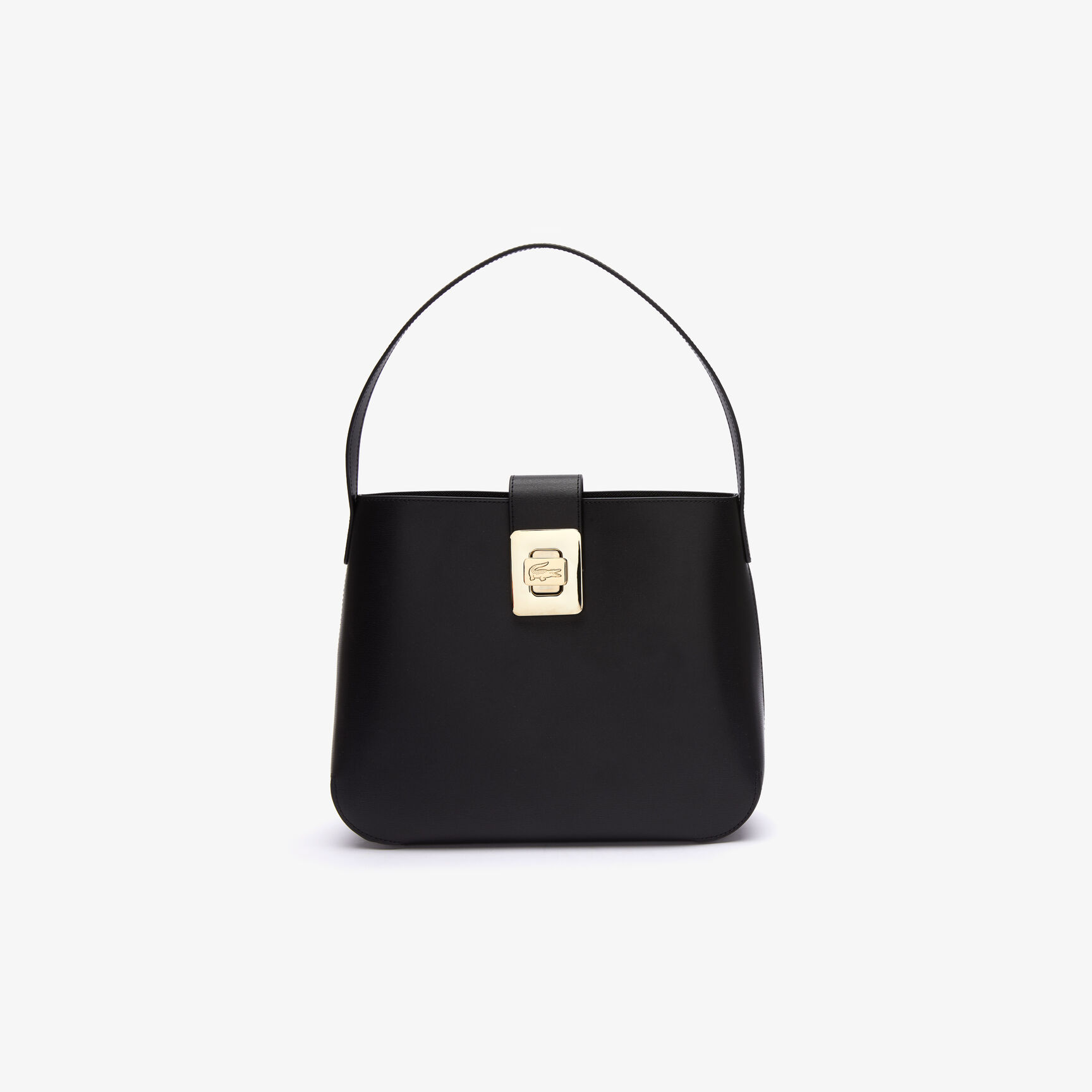 Women's Amelia Metal Clasp Leather Hobo Bag