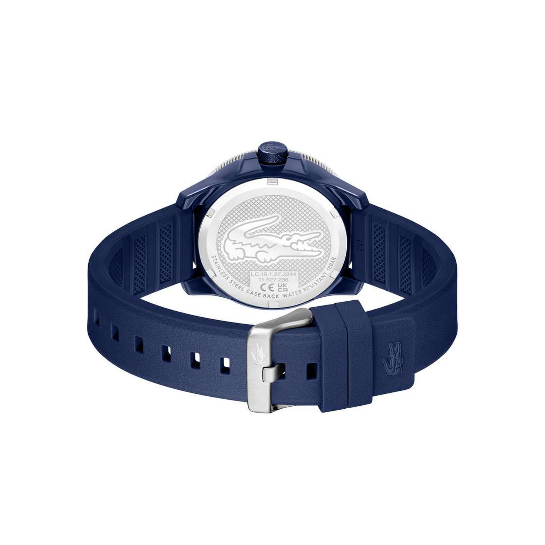 Men Silicone Strap Watch Men Silicone Strap 3 Hand Quartz Watch - 2011413-BLU