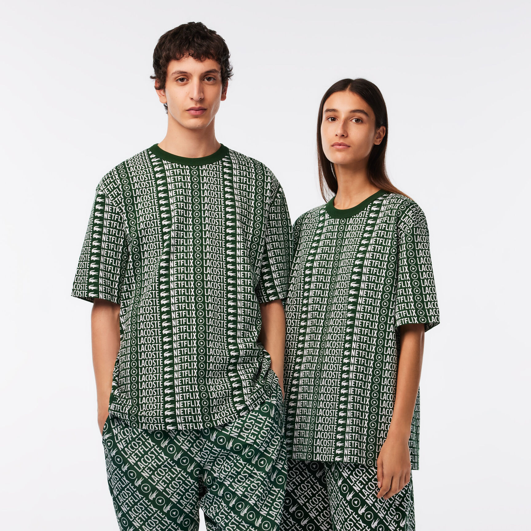 Unisex Lacoste x Netflix Loose Fit Printed T-shirt Unisex Lacoste x Netflix Loose Fit Printed T-shirt