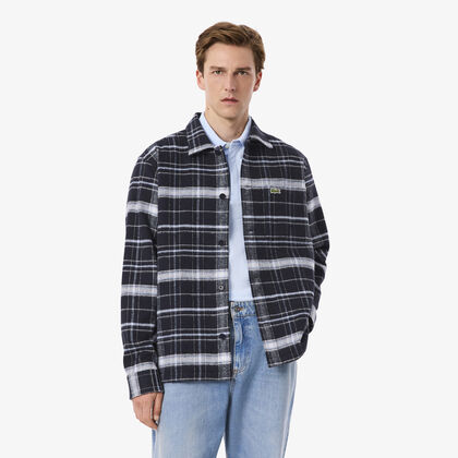 Cotton Plaid Overshirt