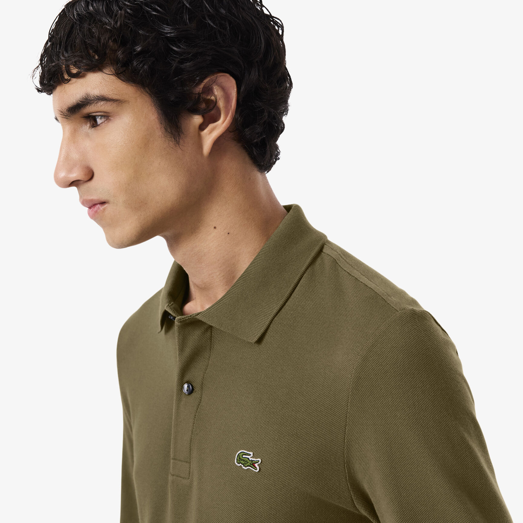 Slim Fit L.12.12 Long Sleeved Polo Shirt - PH4013-00-E9F