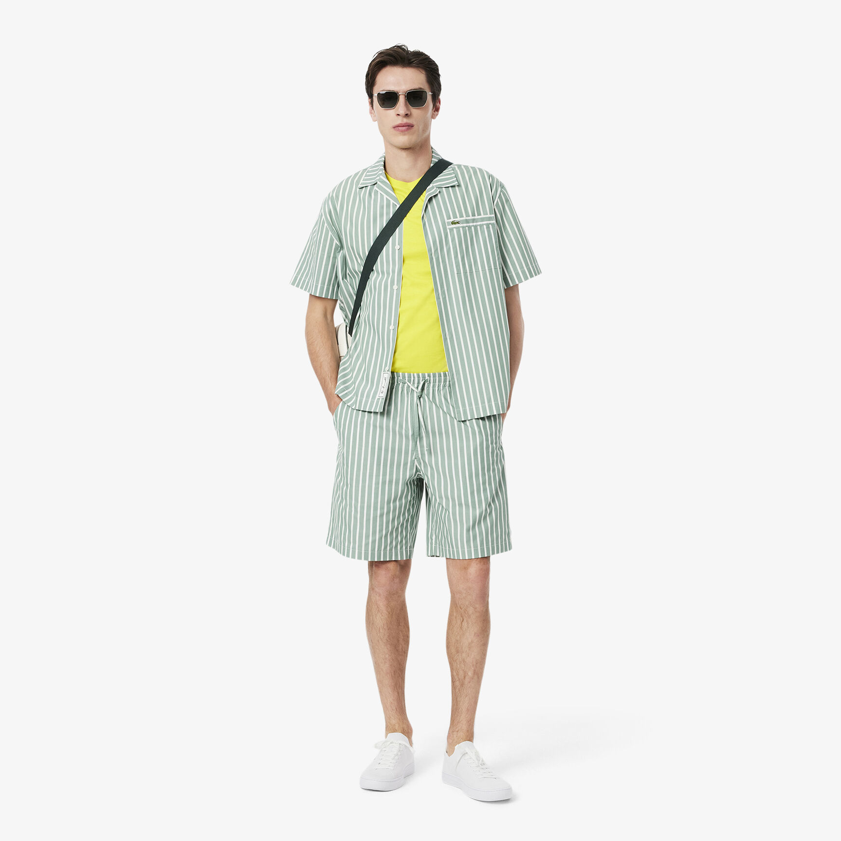 حذاء رياضي La Piquee 2.0 للرجال Men's La Piquee 2.0 Leather Sneakers - 49CMA0004-21G