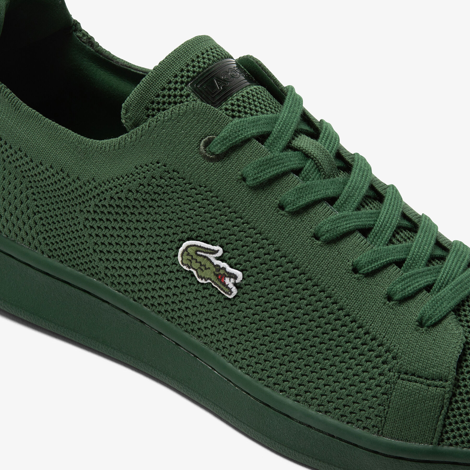 Men's Lacoste Carnaby Piqu&eacute;e Textile Trainers - 45SMA0023-GG2