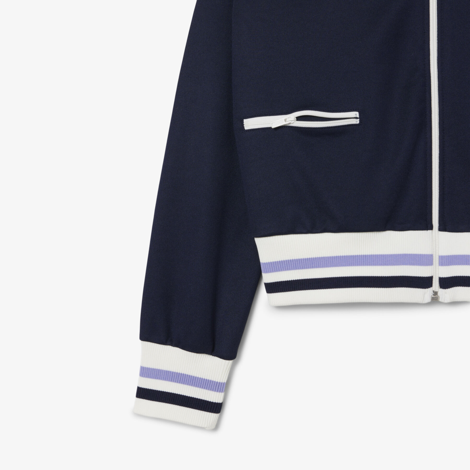 Zipped Stripe Accent Sweatshirt Zipped Stripe Accent Sweatshirt - SF5252-00-166