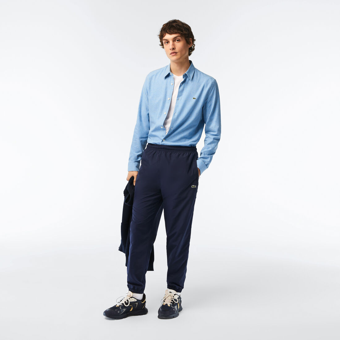 Men's Slim fit Cotton Chambray Shirt Men's Slim fit Cotton Chambray Shirt - CH2573-00-FV2