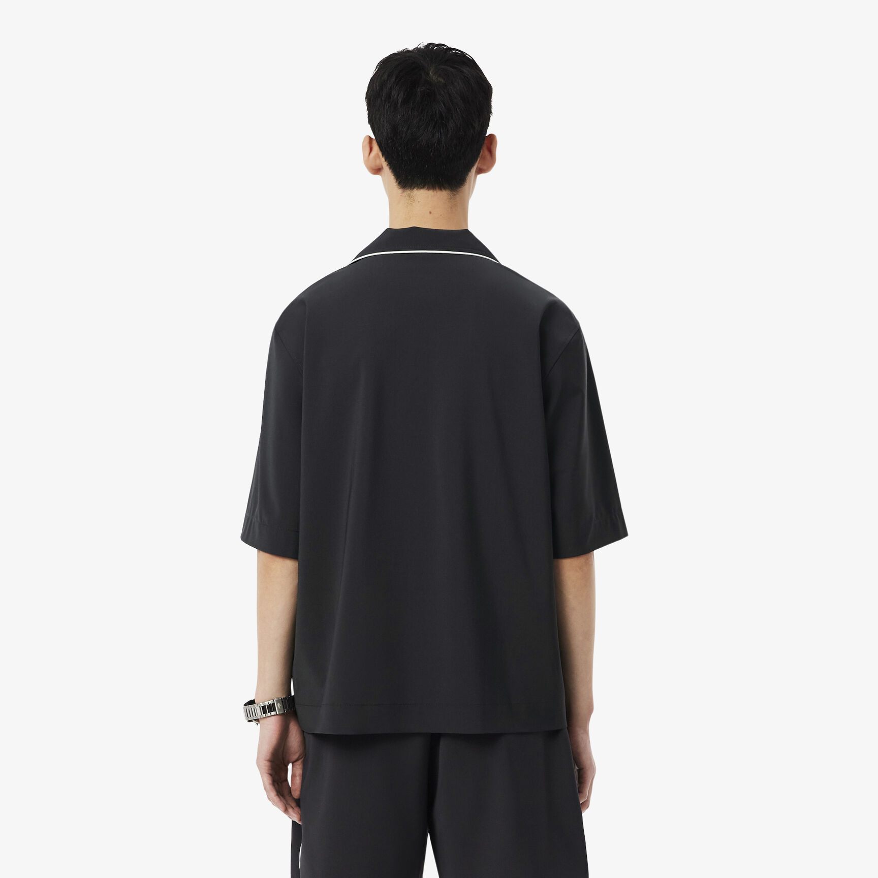 Relaxed Fit Short Sleeved Wool Shirt - CH2401-00-S5T