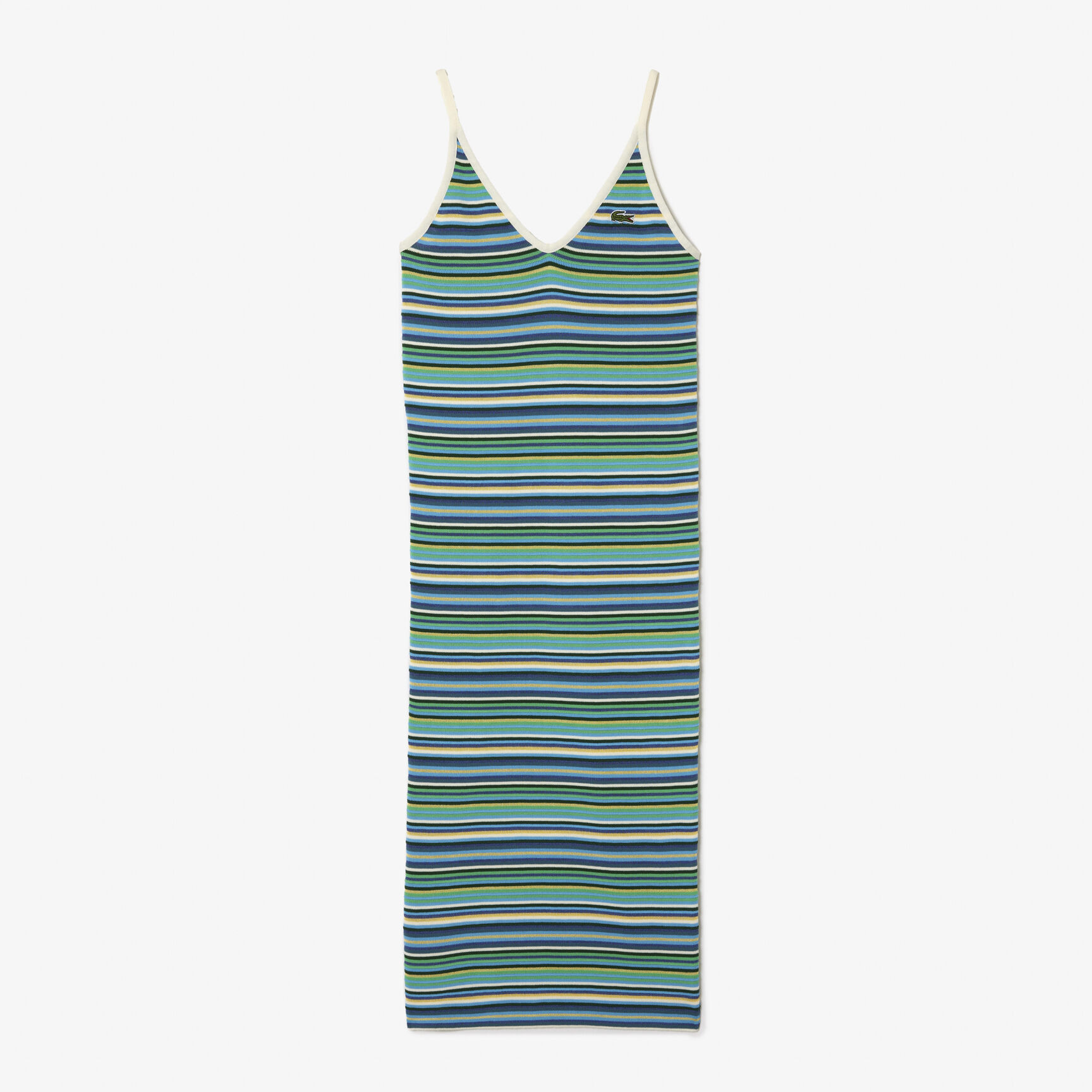 فستان طويل من القطن مخطط Strappy Striped Cotton Maxi Dress - EF7197-00-IRI