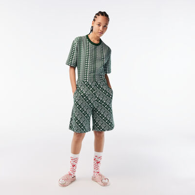 Women’s Lacoste X Netflix Organic Cotton Print Shorts