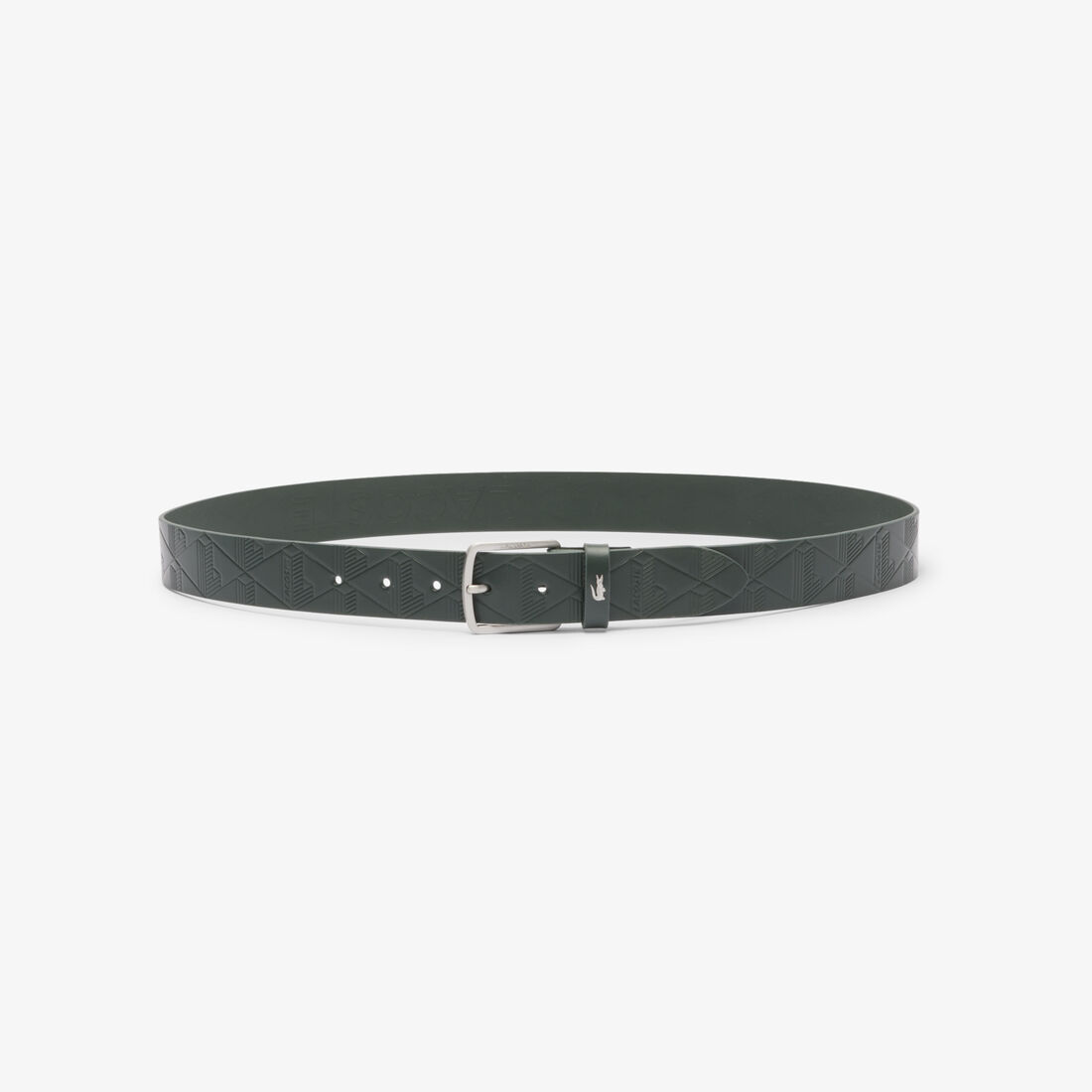 حزام جلدي أحادي اللون Monogram Leather Belt - RC4093-B43