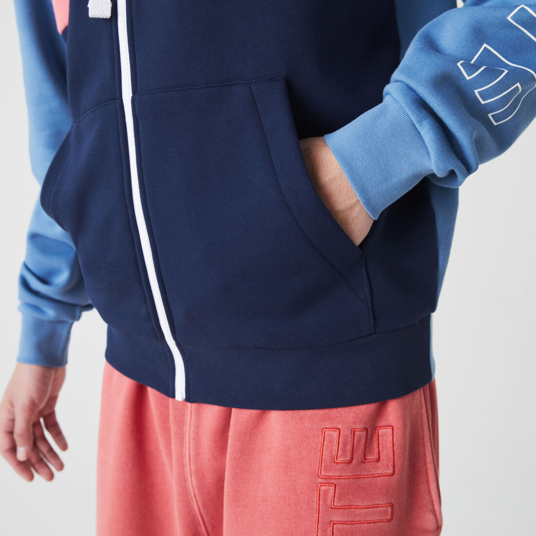 Men’s Hooded Colorblock Fleece Zip Sweatshirt Men’s Hooded Colorblock Fleece Zip Sweatshirt